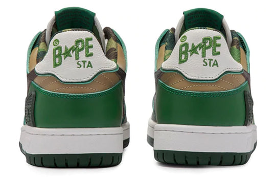 A BATHING APE Sk8 Sta 'Forest Green Tan' 1I30-291-005-GREEN