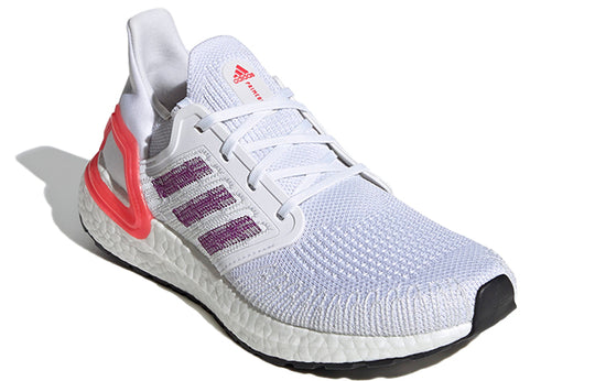 (WMNS) adidas UltraBoost 20 'White Shock Red' EG0726