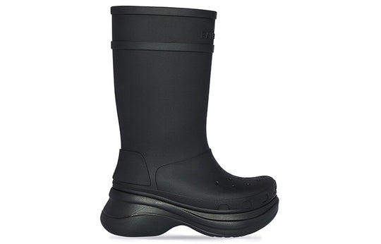 (WMNS) Crocs x Balenciaga Boots 'Black' 677388W1S8E1000