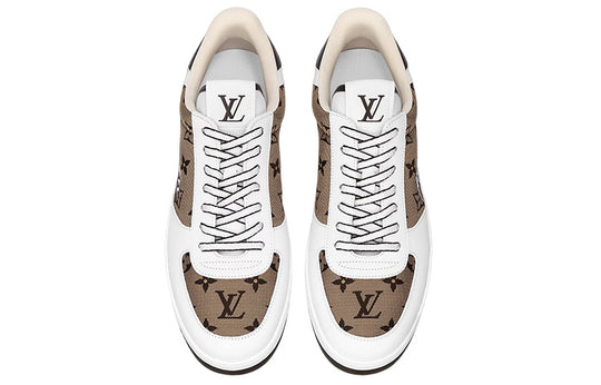 LOUIS VUITTON Rivoli Sneakers 'White with Vintage Monogram' 1ABF4L