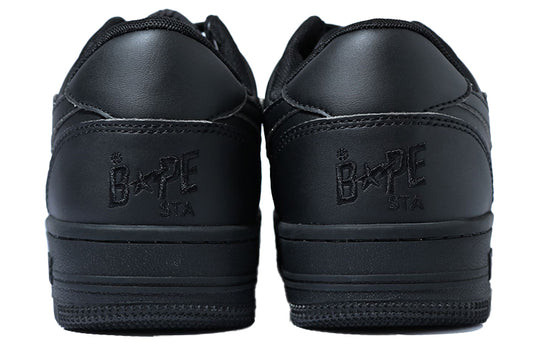 (WMNS) A Bathing Ape Bape Sta Low 'Black' 1G20-291-008-BLCK