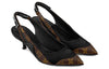 (WMNS) LOUIS VUITTON Archlight Slingback Pumps 'Brown Monogram' 1AAW7K