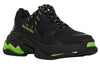 Balenciaga Triple S Sneaker 'Black Flou Green' 536737W3BK11035