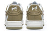 (WMNS) A BATHING APE Bape Sta Leather Low 'Beige' 1I70-291-021-BEIGE