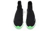Balenciaga Speed Sock-like Design Sneakers Black/Green 645056W2DB91073