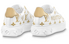 (WMNS) LOUIS VUITTON Time Out Sneakers 'White with Gold Monogram' 1AAVVQ