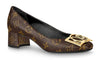 (WMNS) LOUIS VUITTON LV Madeleine Block Heels 'Brown Monogram' 1A8NCJ