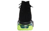 Balenciaga Speed Clear Sole Bandage Sneakers Black/Yellow 617255W05GJ1048