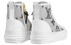 (WMNS) LOUIS VUITTON Stellar Zip Up Ankle Sneakers 'Grey White with Dark Grey Monogram' 1A87E2