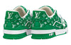 LOUIS VUITTON LV Trainer Sneakers 'Green Monogram' 1ABFSA