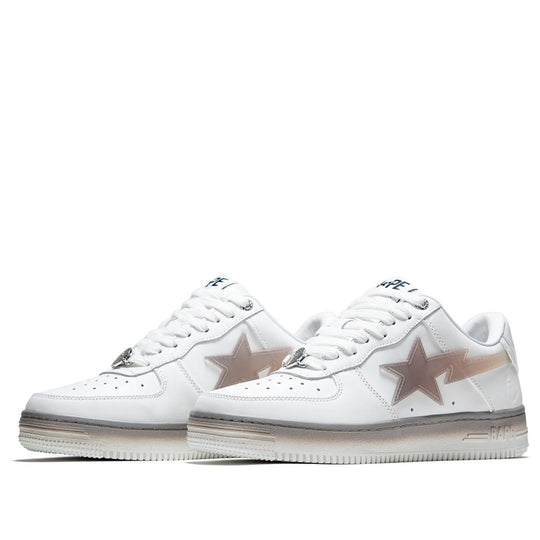 (WMNS) A Bathing Ape Bape Sta #5 'White Tan' 001FWJ802054IWHT