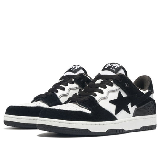 A Bathing Ape SK8 Sta #5 'Black White' 0ZXSHM191057LBKA