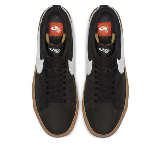 NikeBlazer Mid SB 'Orange Label Black White'