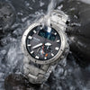 CASIOWaterproof Sports Solar Powered Mens Silver Analog/Digital Combo