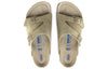 BirkenstockZurich Soft Footbed Suede Sandals'Faded Khaki'