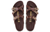 Birkenstock(WMNS) Franca Natural Leather Patent Narrow Fit 'High Shine Chocolate'