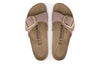Birkenstock(WMNS) Madrid Big Buckle Nubuck Leather Narrow Fit Sandals 'Old Rose'