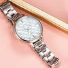 CASIOSHEEN Series Minimalistic 3D Rhombus Business Watch SHE-4545D-2AUPR Light Blue Analog