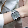 CASIOWaterproof Sports Unisex Mens Silver Digital