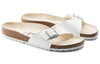 BirkenstockMadrid Birko-Flor Narrow Fit Sandals 'White'