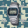 CASIOWaterproof Sports Unisex Mens Silver Digital