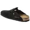 BirkenstockBoston Soft Footbed Suede Leather Sandals 'Black'