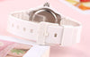 CASIOWaterproof Sports Pink DialWhite Strap PinkWhite Analog