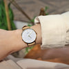 CASIODRESS Minimalistic Business quartz Watch Brown Analog