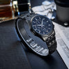 CASIOWaterproof EDIFICE Sapphire Crystal Mens Black Analog