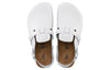 BirkenstockKay SL Natural Leather Sandals 'White'