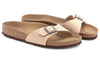 BirkenstockMadrid Birko-Flor White Narrow Fit 'Pink'