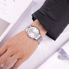 CASIOWaterproof Stainless Steel Strap Unisex Mens Silver Analog