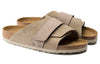BirkenstockKyoto Nubuck-Suede Leather Sandals 'Taupe'