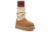 UGG(WMNS) Classic Sweater Letter Boot 'Chestnut'