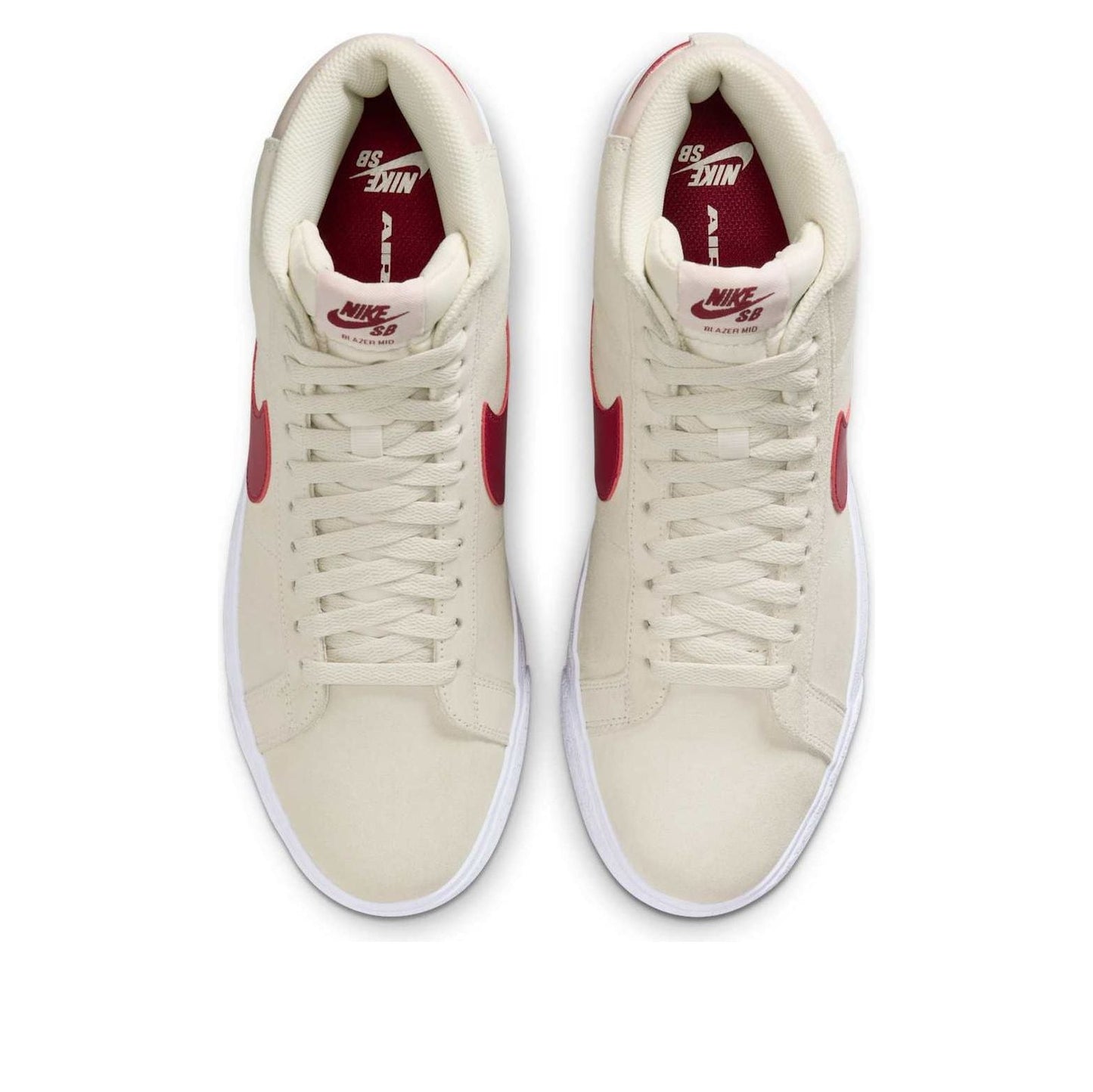 NikeSB Zoom Blazer Mid 'Pale Ivory Noble Red'