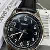 CASIOMen's DRESS Series Minimalistic Retro Small Business Numeric Watch Mens Black Analog