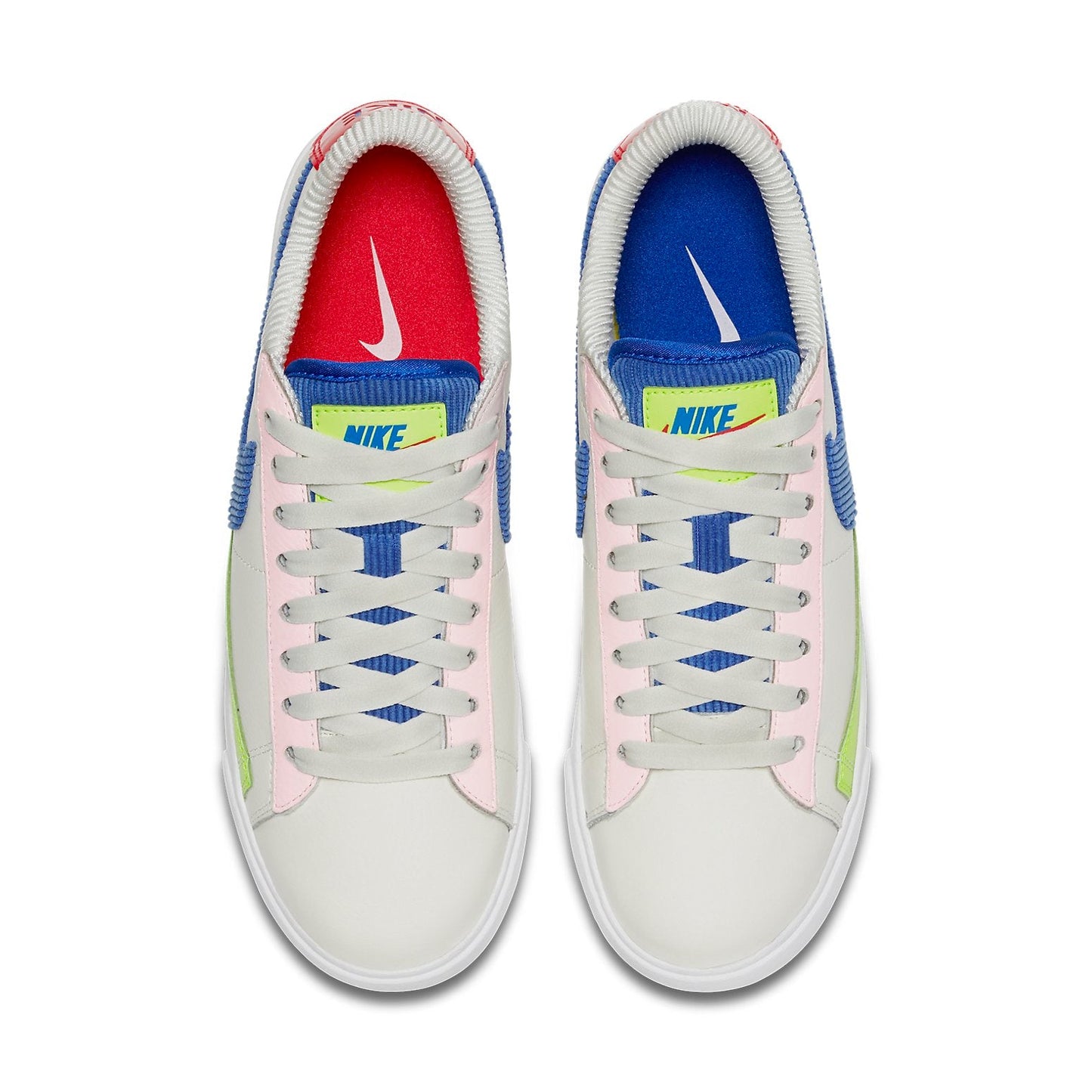 Nike(WMNS) 'S Blazer Low Sail/Racer Blue-Arctic Pink