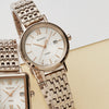 CASIOCasio Sheen Analog Watch 'Rose Gold Crystal White'
