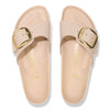 Birkenstock(WMNS) Madrid Big Buckle Natural Leather Patent Narrow FIt Sandals ' High Shine New Beige'