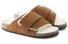 BirkenstockKyoto Shearling Suede Leather 'Mink'