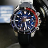 CASIOMen's OCEANUS Series CACHALOT Solar Energy Watch tooth Watch Solar Powered Mens Blue Analog