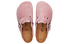 Birkenstockx Stssy Boston Suede Leather 'Dusty Pink'