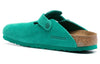 Birkenstock(WMNS) Boston Suede Leather Narrow Fit 'Digital Green'