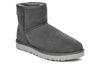 UGGClassic Mini Fleece Lined Snow Boots Dark Grey