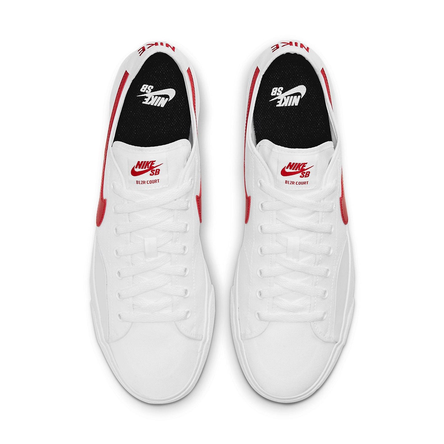 NikeBlazer Court SB 'White University Red'