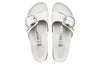 BirkenstockMadrid Big Buckle Leather Narrow Fit Sandals 'White'