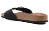 BirkenstockMadrid Vegan Birko-Flor Birkibuc Narrow Fit Sandals 'Black'