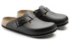 BirkenstockBoston Super Grip Leather Narrow Fit 'Black'