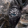 CASIOWaterproof Sports Shockproof Solar Powered Quartz Mens Black Analog