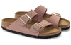 Birkenstock(WMNS) Arizona Soft Footbed Nubuk Leather 'Old Rose'